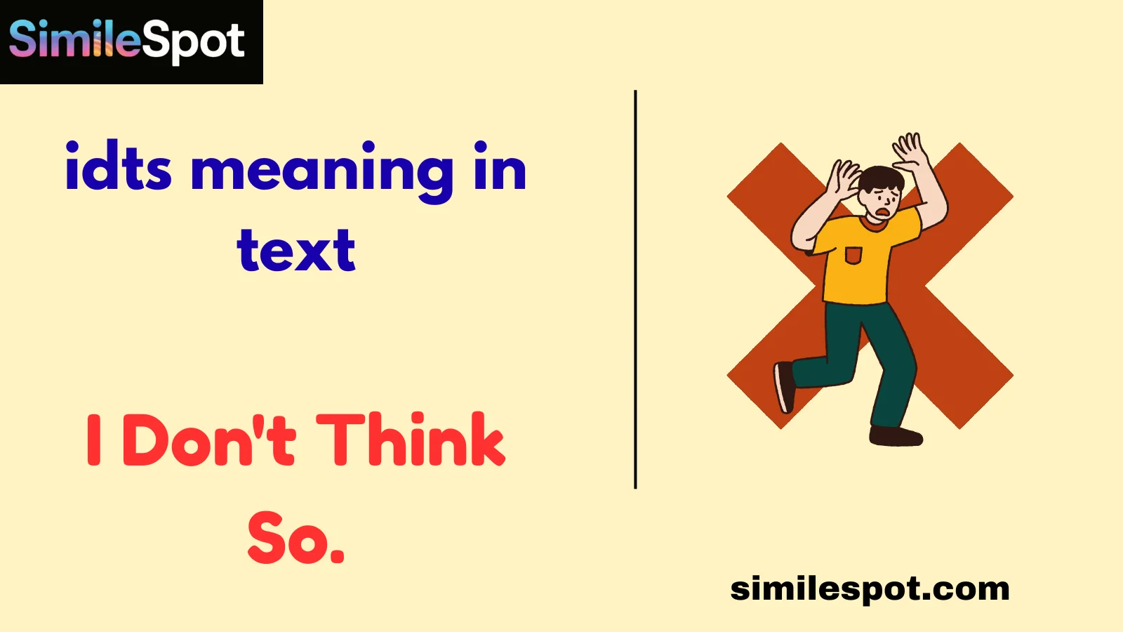 idts meaning in text