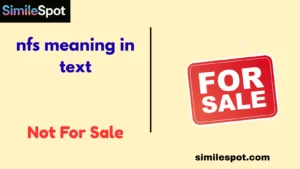 nfs meaning in text