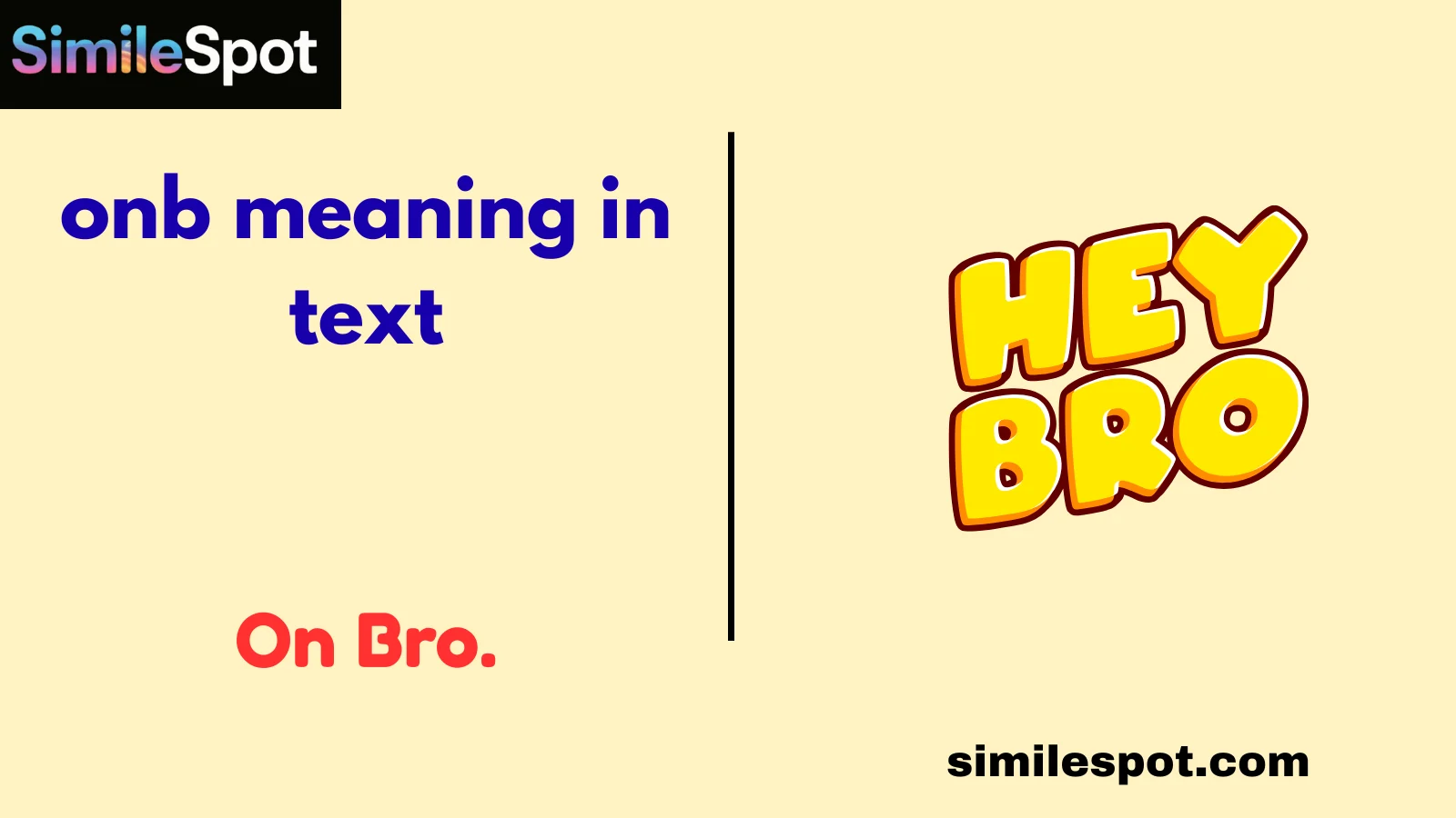 onb meaning in text