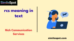 rcs meaning in text