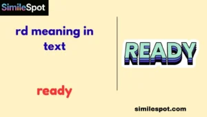 rd meaning in text