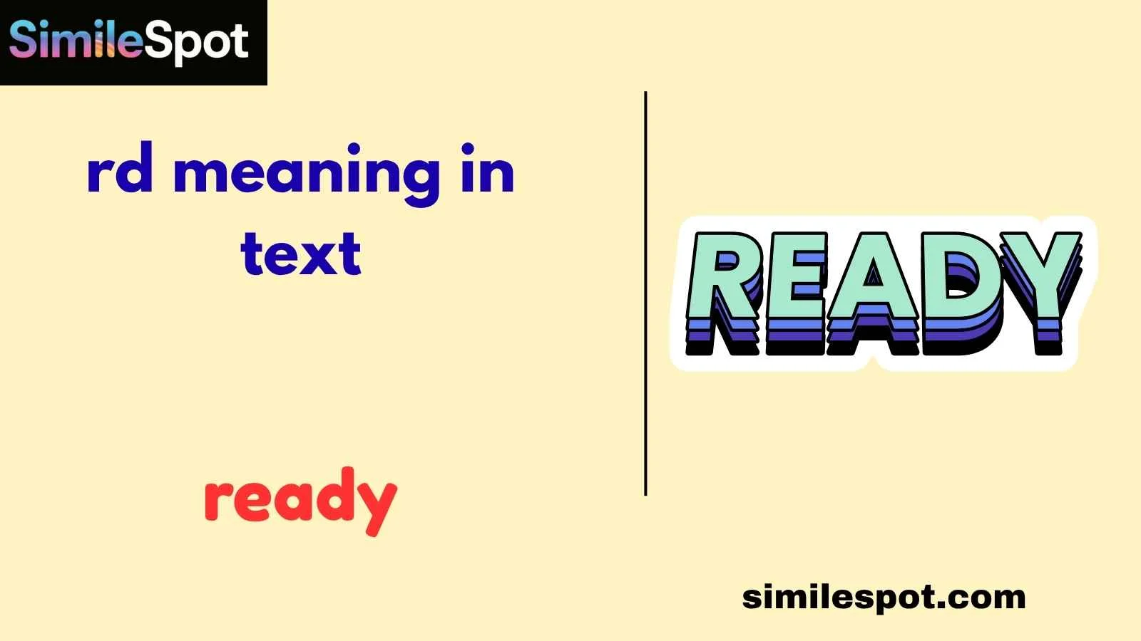 rd meaning in text