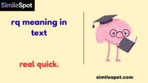 rq meaning in text