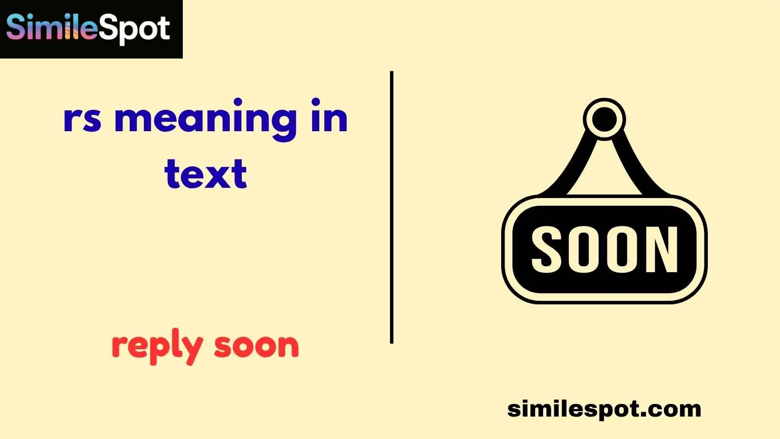 rs meaning in text