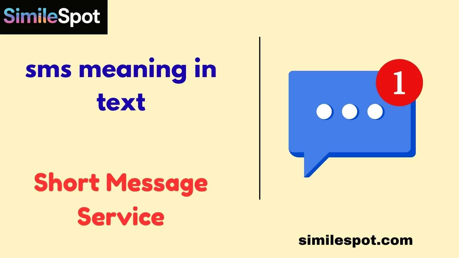 sms meaning in text