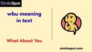 wbu meaning in text