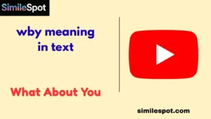 wby meaning in text