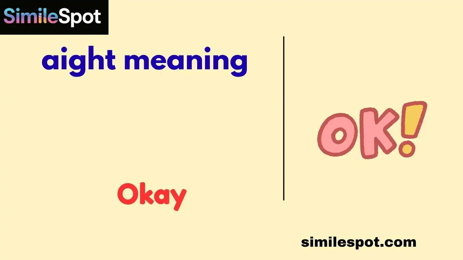 aight meaning