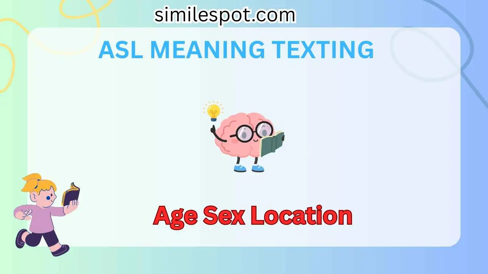asl meaning texting